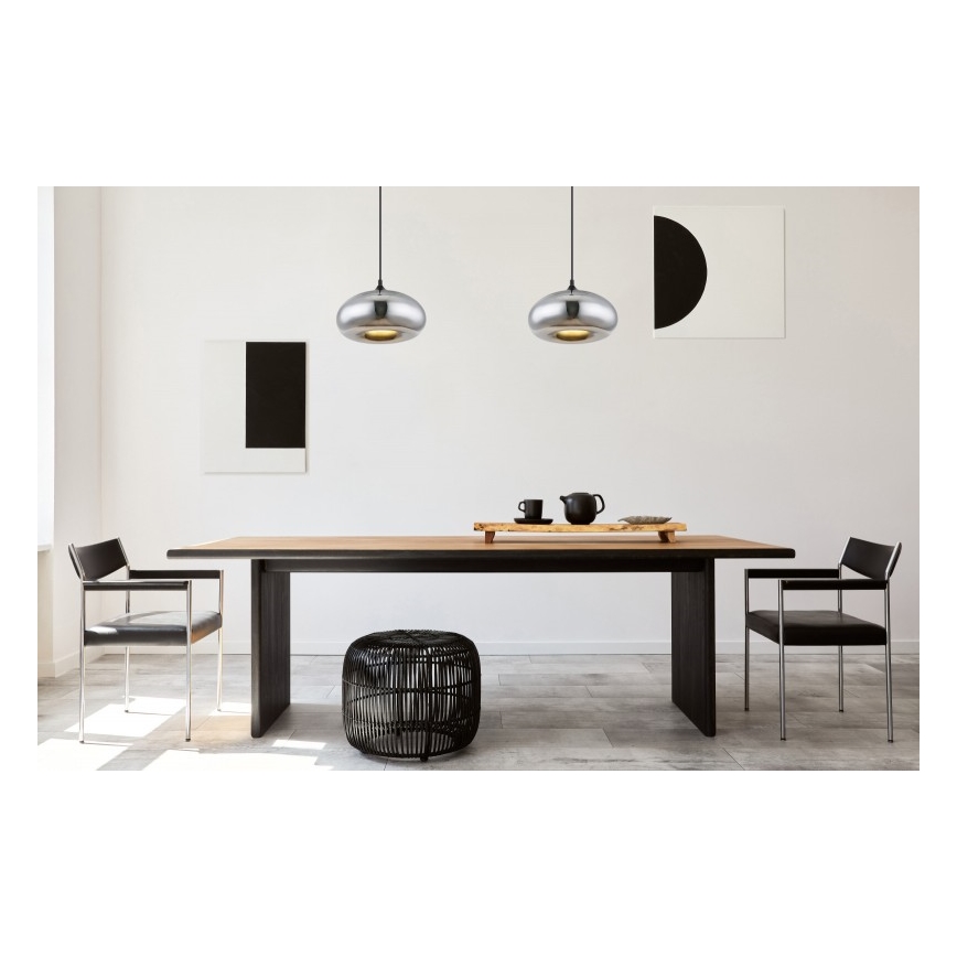 Globo - Candelabro suspenso 1xE27/60W/230V cromado brilhante