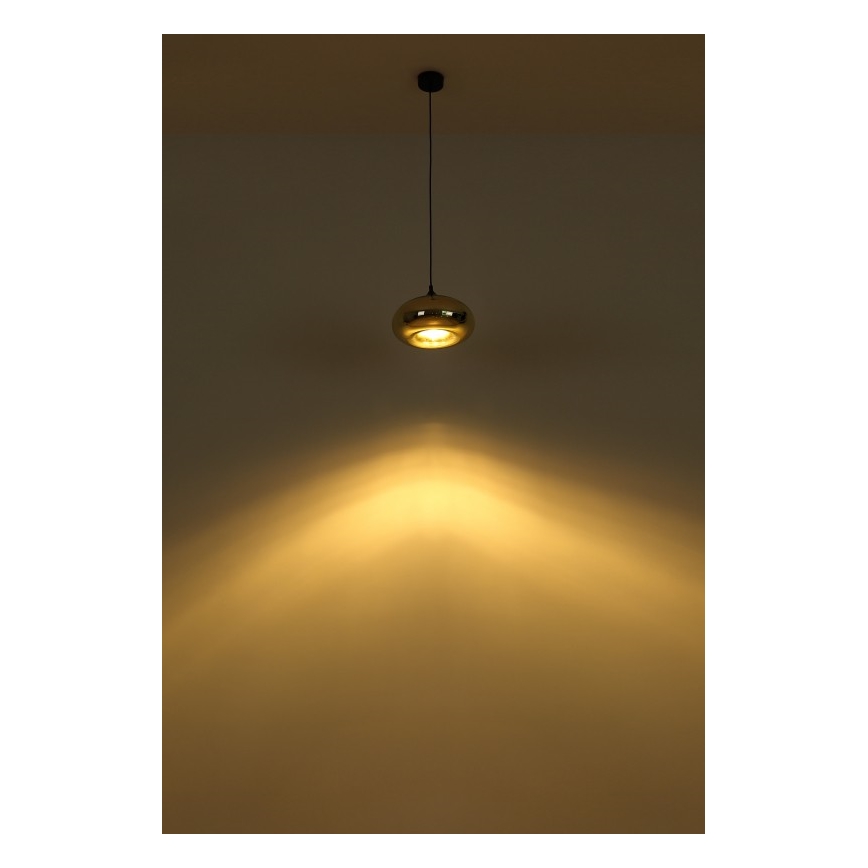 Globo - Candelabro suspenso 1xE27/60W/230V cobre