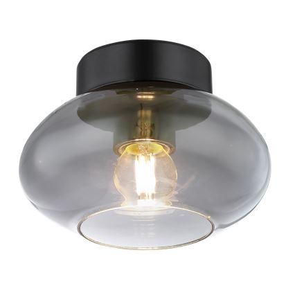 Globo - Candeeiro de tecto 1xE27ILLU/40W/230V preto