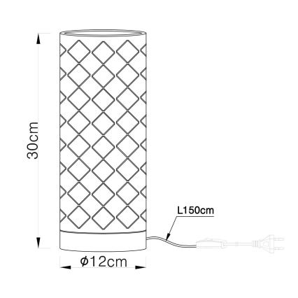 Globo - Candeeiro de mesa 1xE27/40W/230V