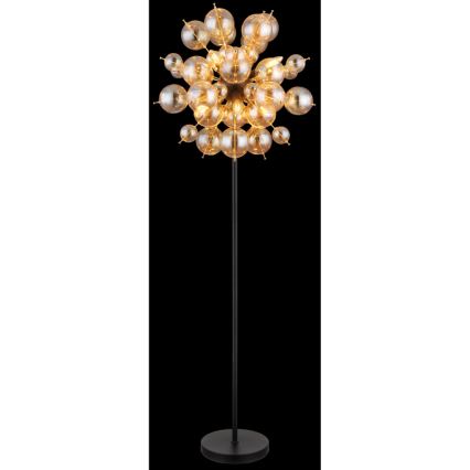 Globo - Candeeiro de pé 6xE14/25W/230V dourado