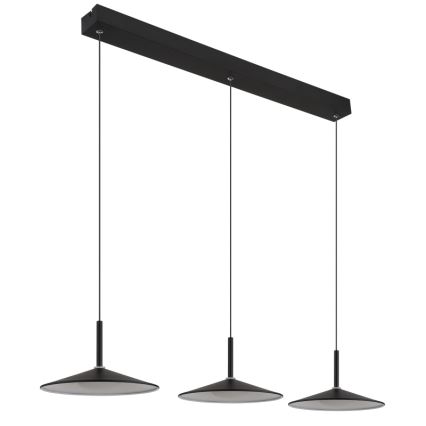 Globo - Lustre LED suspenso por cabo LED/24W/230V 4000K preto