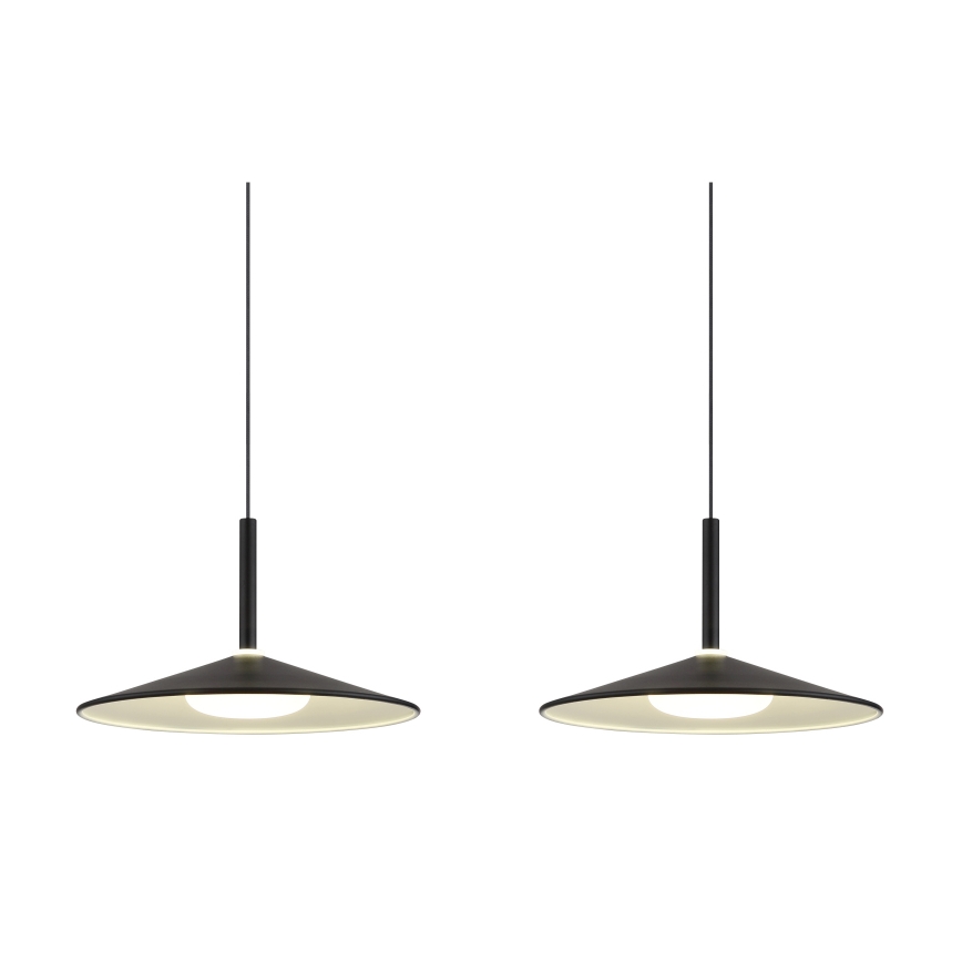 Globo - Lustre LED suspenso por cabo LED/24W/230V 4000K preto
