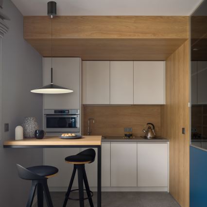 Globo - Lustre LED suspenso em cabo, 18W/230V, 4000K, preto