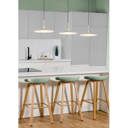 Globo - Candeeiro suspenso em cabo LED/24W/230V 4000K, bege