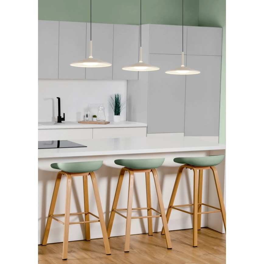 Globo - Candeeiro suspenso em cabo LED/24W/230V 4000K, bege