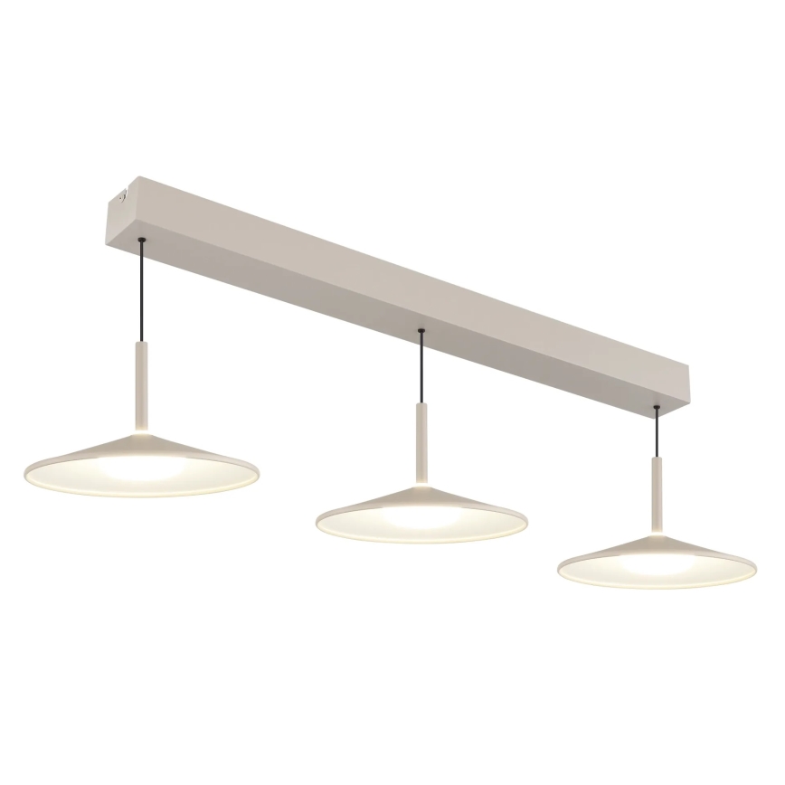 Globo - Candeeiro suspenso em cabo LED/24W/230V 4000K, bege
