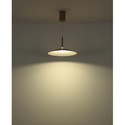 Globo - Lustre LED suspenso por cabo LED/18W/230V 4000K bege