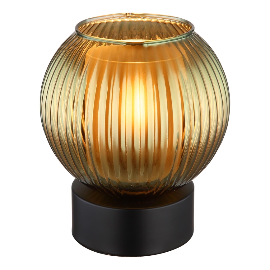 Globo - Candeeiro de mesa 1xE27/25W/230V diâmetro 15 cm verde