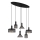 Globo 15648-6H - Lustre suspenso JEDD 6xE27/60W/230V, preto