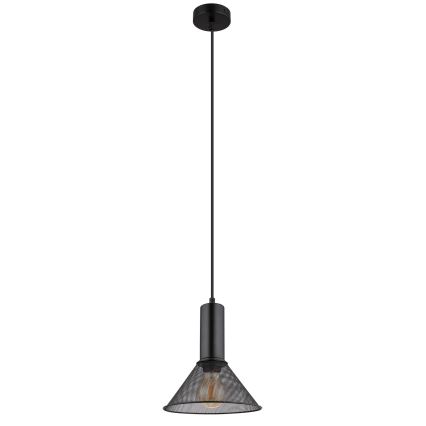 Globo - Candelabro suspenso 1xE27/60W/230V preto