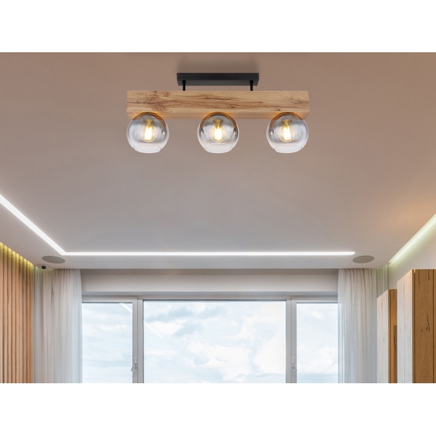 Globo - Plafonier fix cu 3xE27/40W/230V