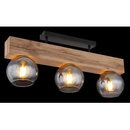 Globo - Plafonier fix cu 3xE27/40W/230V