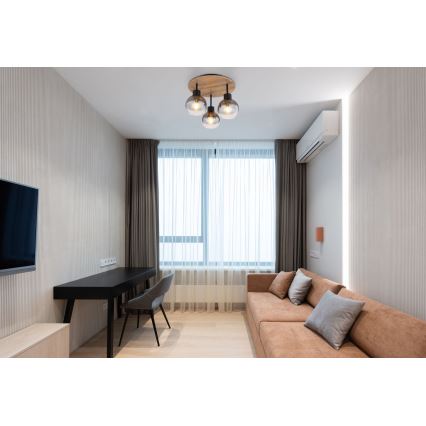 Globo - Candelabro integrado 3xE27/40W/230V