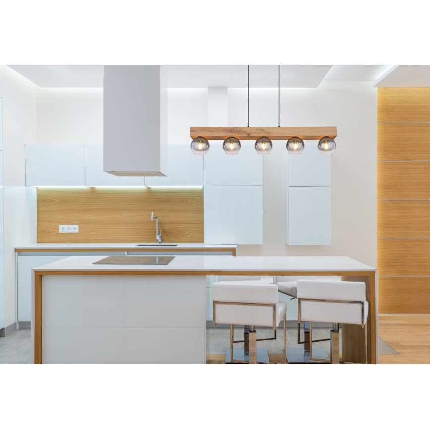 Globo - Candeeiro suspenso com cabo 5xE27/40W/230V