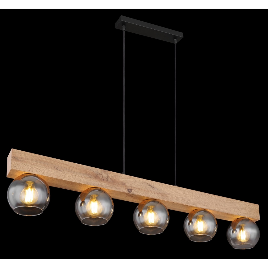 Globo - Candeeiro suspenso com cabo 5xE27/40W/230V