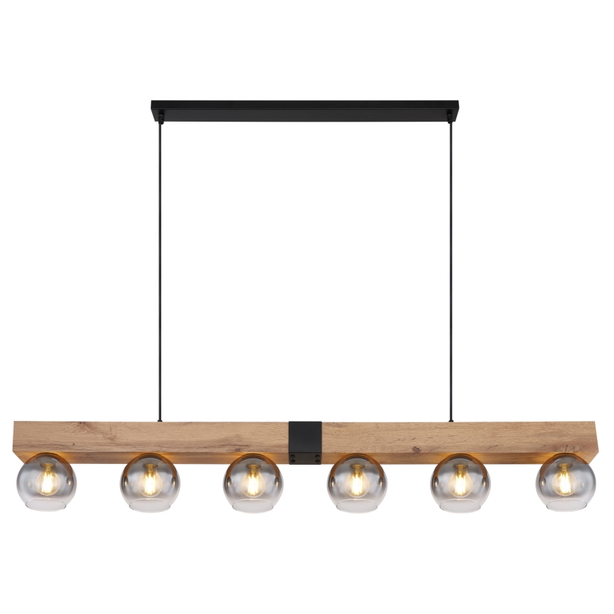 Globo - Lustre suspenso por cabo 6xE27/40W/230V