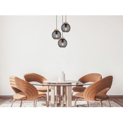 Globo - Candelabro suspenso 3xE27/60W/230V