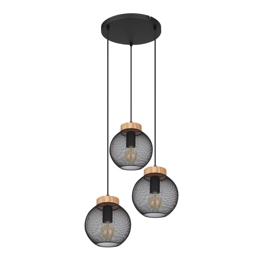 Globo - Candelabro suspenso 3xE27/60W/230V