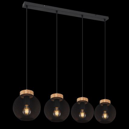 Globo - Lustre suspenso por cabo 4xE27/40W/230V