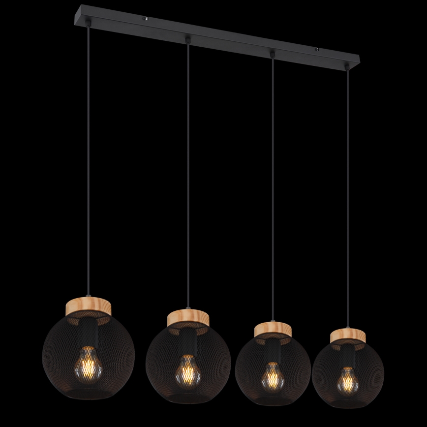 Globo - Lustre suspenso por cabo 4xE27/40W/230V