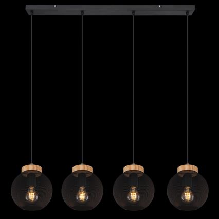 Globo - Lustre suspenso por cabo 4xE27/40W/230V