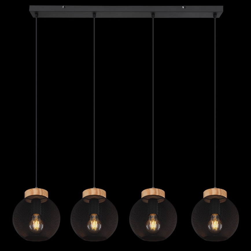 Globo - Lustre suspenso por cabo 4xE27/40W/230V
