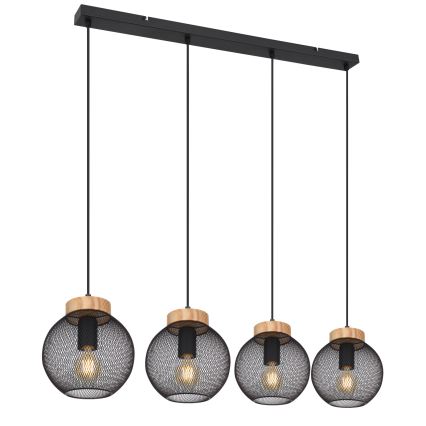 Globo - Lustre suspenso por cabo 4xE27/40W/230V