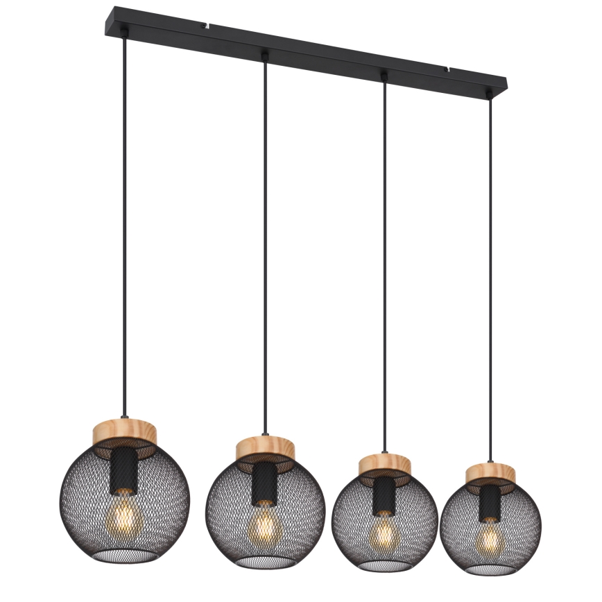 Globo - Lustre suspenso por cabo 4xE27/40W/230V