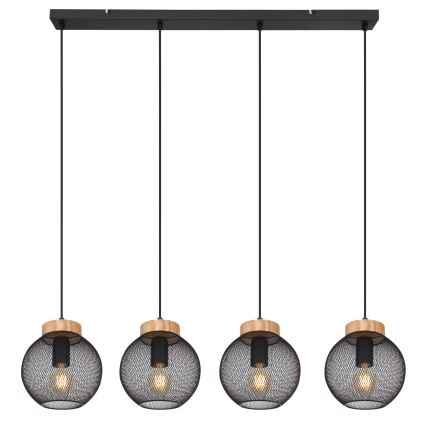Globo - Lustre suspenso por cabo 4xE27/40W/230V