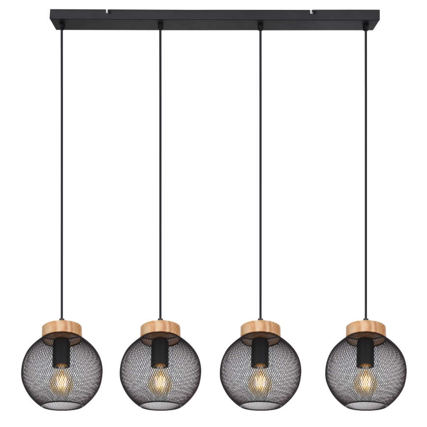 Globo - Lustre suspenso por cabo 4xE27/40W/230V