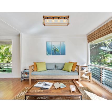 Globo 15691-4D - Iluminação de teto VERNON 4xE27/60W/230V