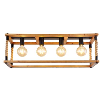 Globo 15691-4D - Iluminação de teto VERNON 4xE27/60W/230V