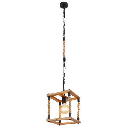 Globo 15691H - Candeeiro suspenso VERNON 1xE27/60W/230V