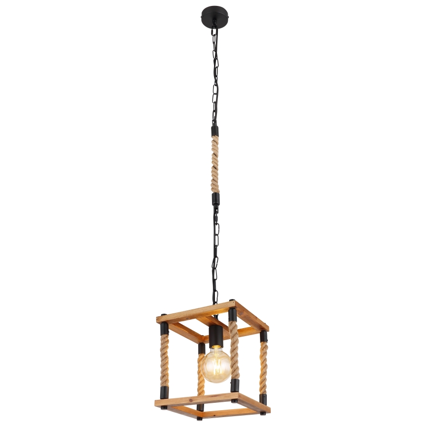 Globo 15691H - Candeeiro suspenso VERNON 1xE27/60W/230V