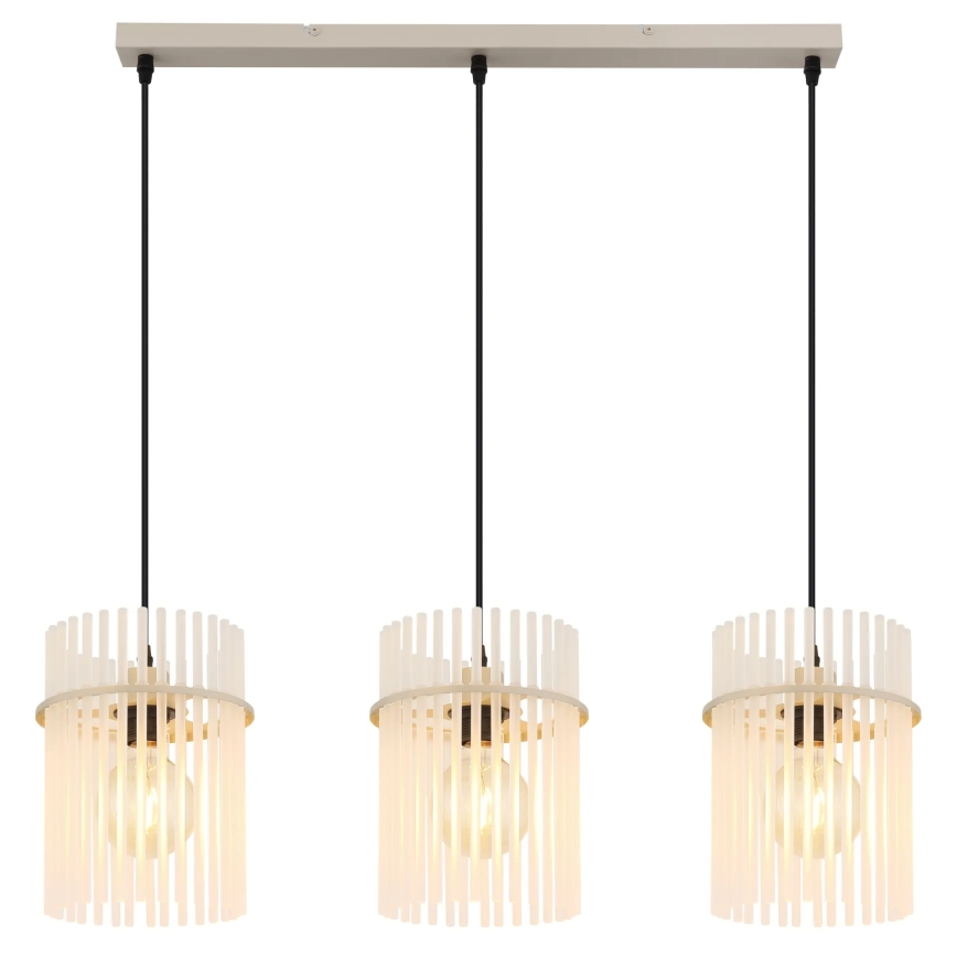 Globo - Lustre suspenso por cabo 3xE27/60W/230V