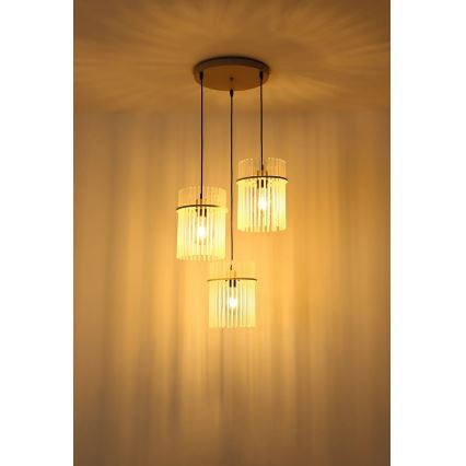 Globo - Lustre pendente com cabo 3xE27/60W/230V