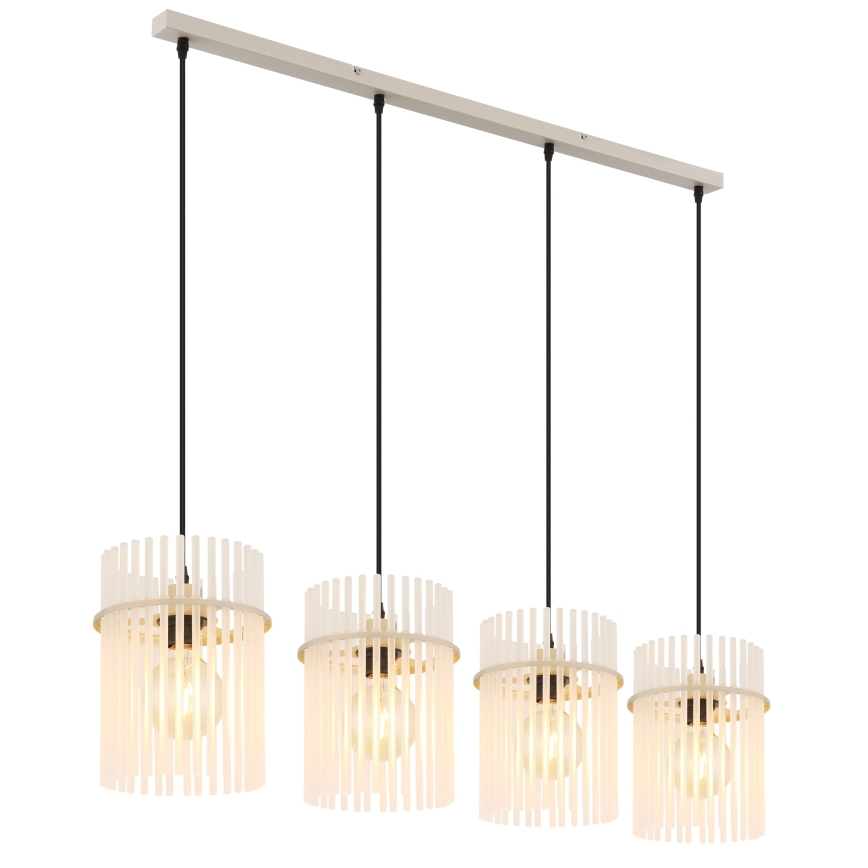 Globo - Lustre suspenso por cabo 4xE27/60W/230V