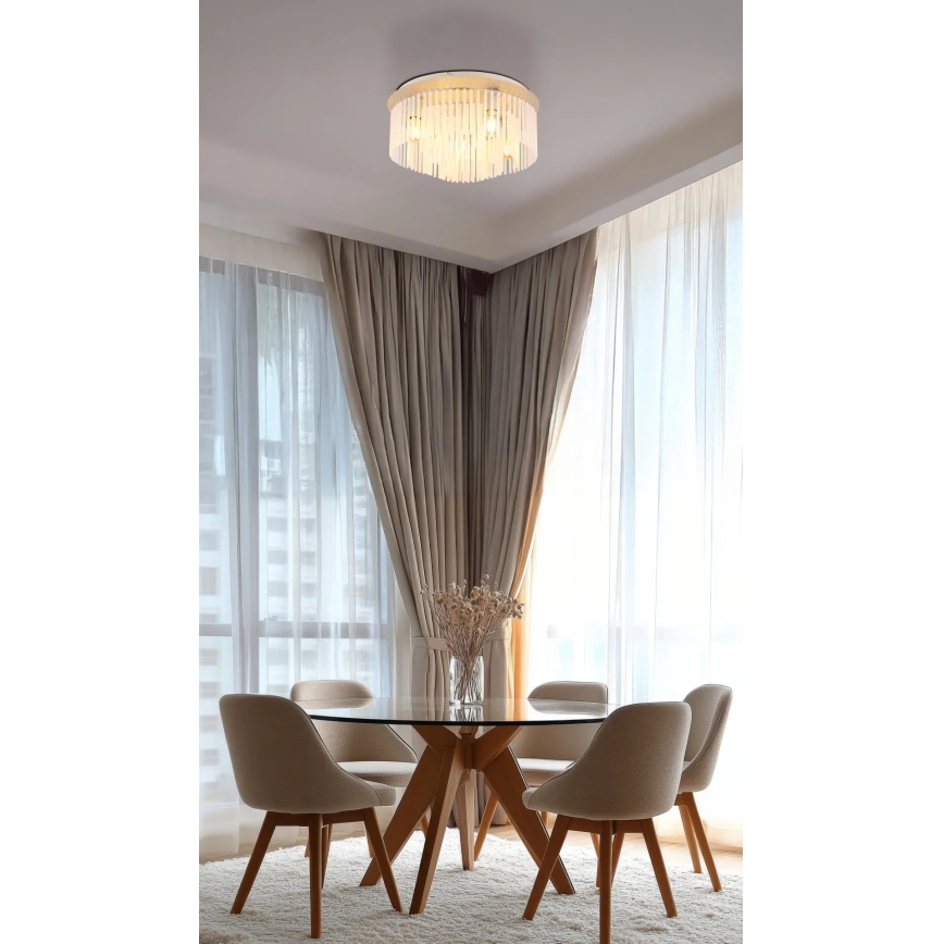 Globo - Candeeiro de teto 5xE27/60W/230V, diâmetro 50 cm