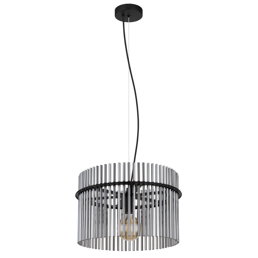 Globo - Candeeiro suspenso 1xE27/60W/230V diâmetro 40 cm preto