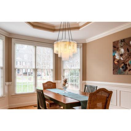 Globo - Lustre em cabo 5xE27/60W/230V dourado