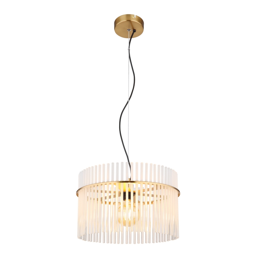 Globo - Candeeiro suspenso 1xE27/60W/230V diâmetro 40 cm dourado