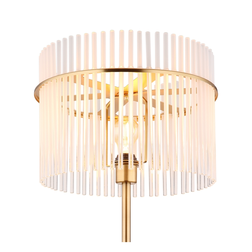 Globo - Candeeiro de chão 1xE27/60W/230V dourado