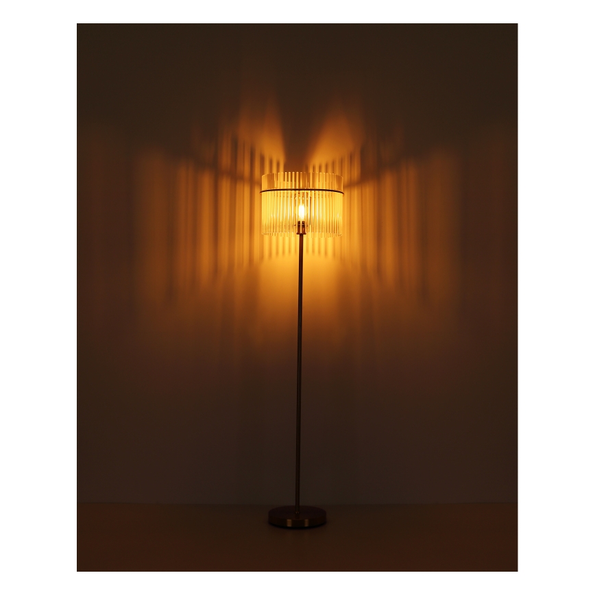 Globo - Candeeiro de chão 1xE27/60W/230V dourado