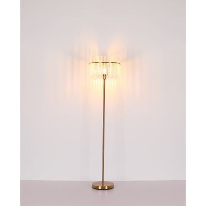 Globo - Candeeiro de chão 1xE27/60W/230V dourado