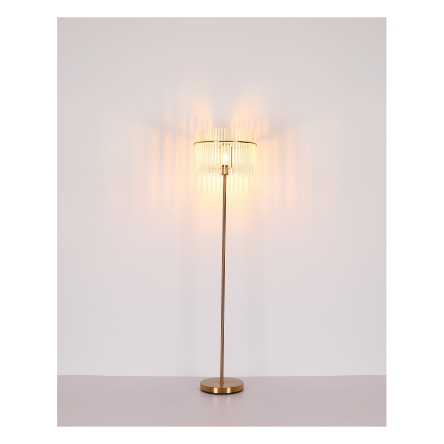 Globo - Candeeiro de chão 1xE27/60W/230V dourado