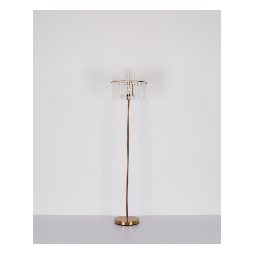 Globo - Candeeiro de chão 1xE27/60W/230V dourado