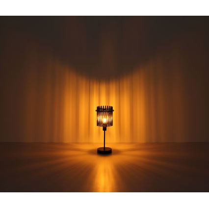 Globo - Candeeiro de mesa 1xE14/40W/230V diâmetro 15 cm preto