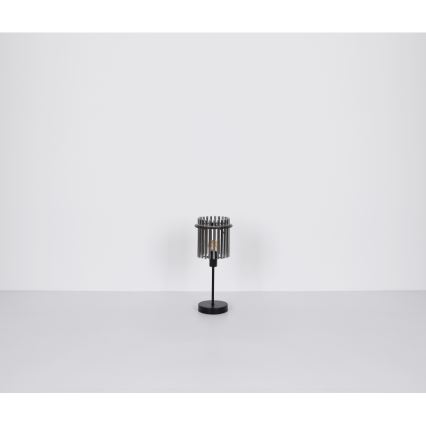 Globo - Candeeiro de mesa 1xE27/60W/230V Ø 30 cm preto