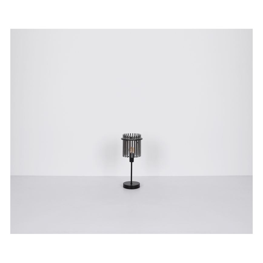 Globo - Candeeiro de mesa 1xE27/60W/230V Ø 30 cm preto